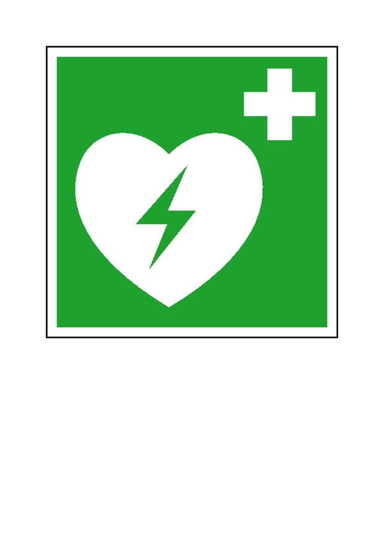 Defibrillator Schild 1